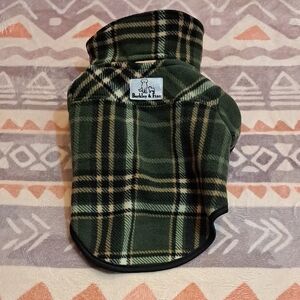 Barkley & Finn Green Plaid Dog Jacket